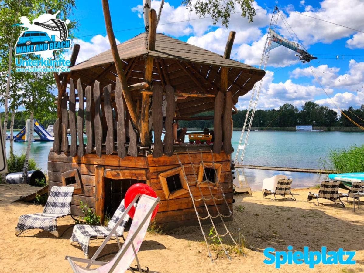 Unterkuenfte Bei Wake And Beach Am Halbendorfer See Schleife Zewnętrze zdjęcie